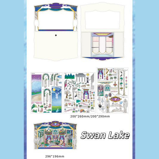 Acts of Devotion 3D Sticker | 4 Cute Miniature Scenes