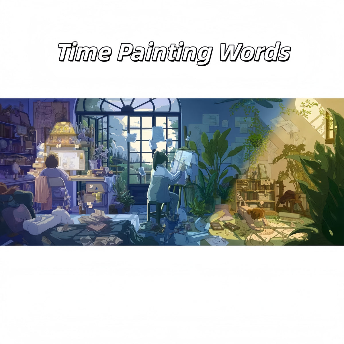 Storybook Scenes 3D Sticker | 3 Cute Miniature Scenes