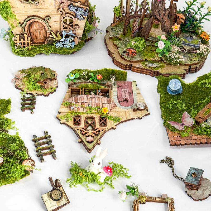 Tree House DIY Miniature House - English Instructions