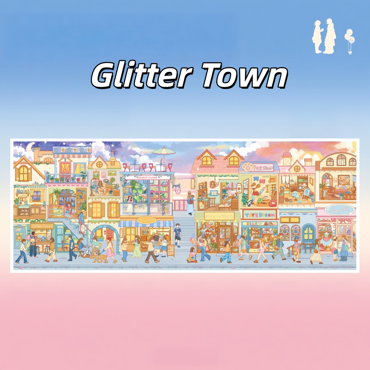 Gentle Days 3D Sticker | 3 Cute Miniature Scenes