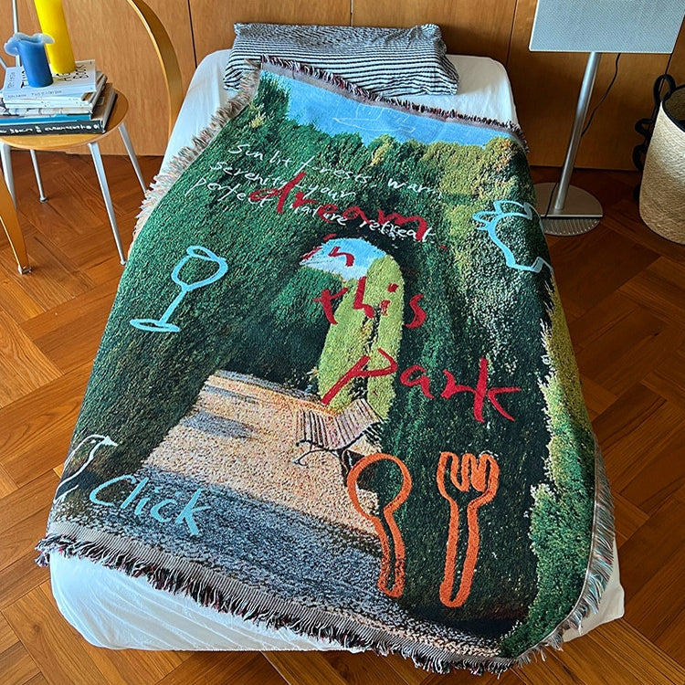 Boboli Garden Knitted Blanket