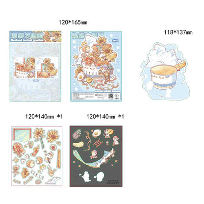 Inspiration Dream Catcher Pavilion 3D Sticker | 4 Cute Miniature Scenes