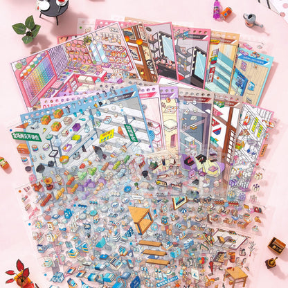 Local Life 3D Sticker Book