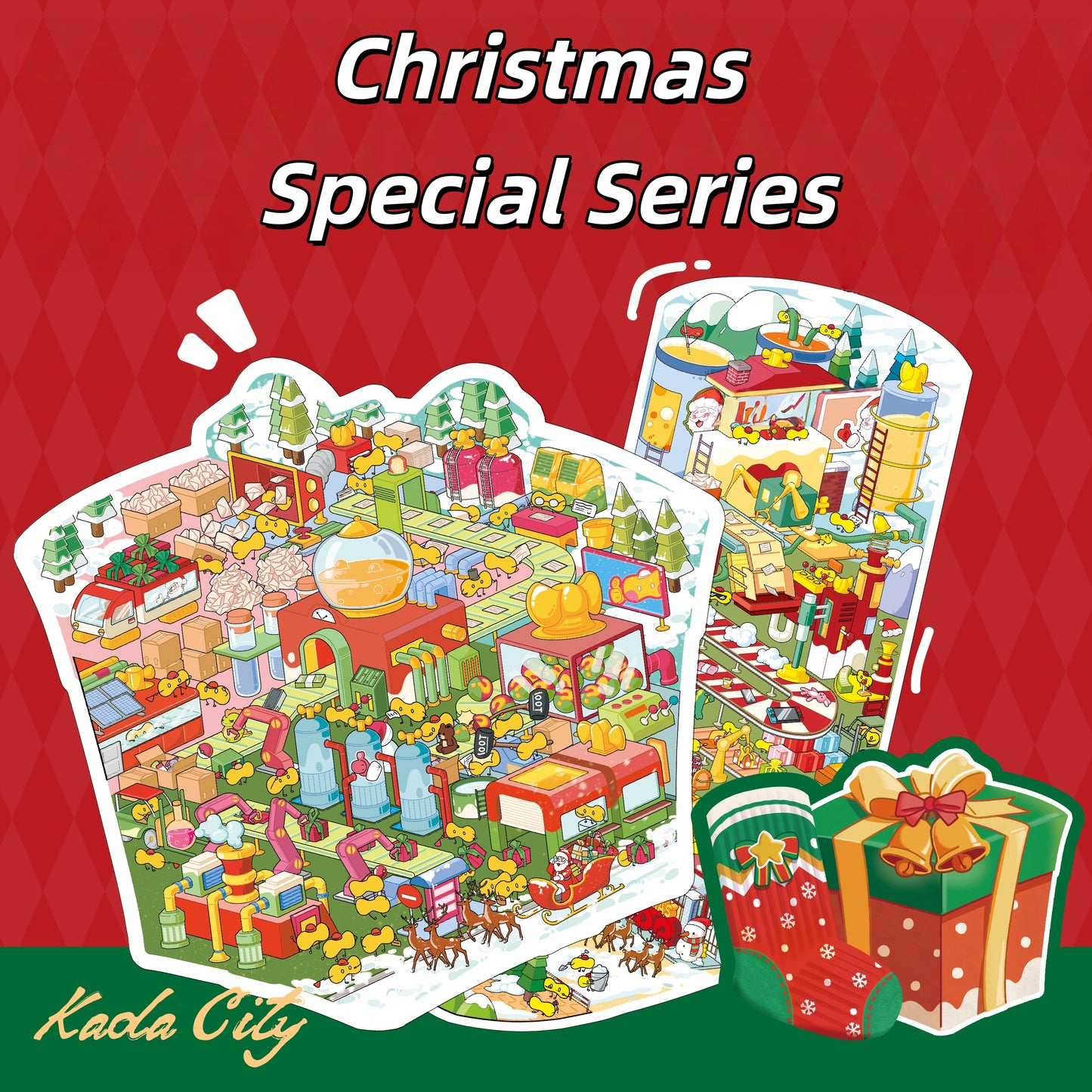 Christmas Special Series 3D Sticker