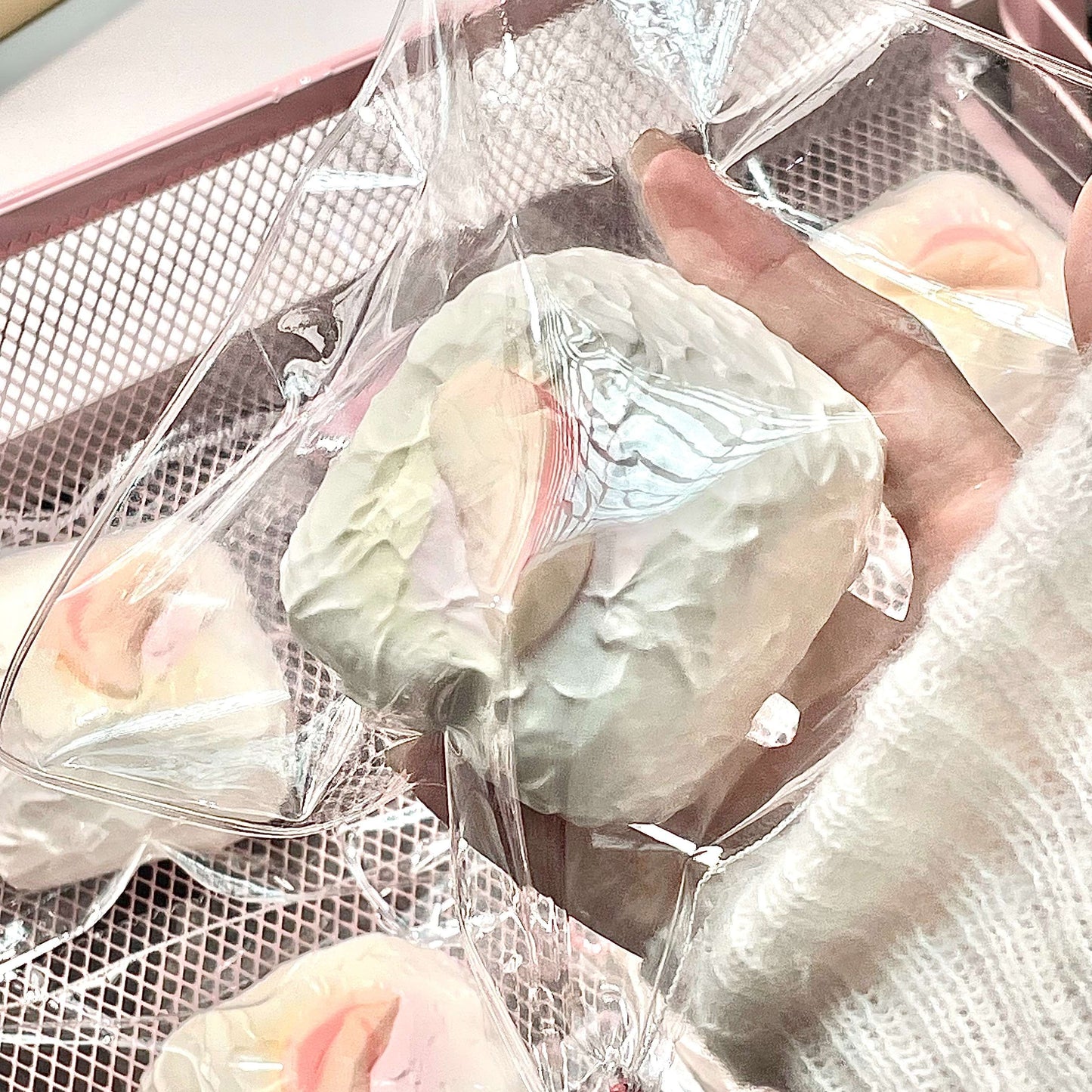 Peach Milk Puff Squishy