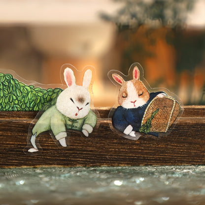 Chinese Heritage 3D Sticker | 5 Cute Miniature Scenes