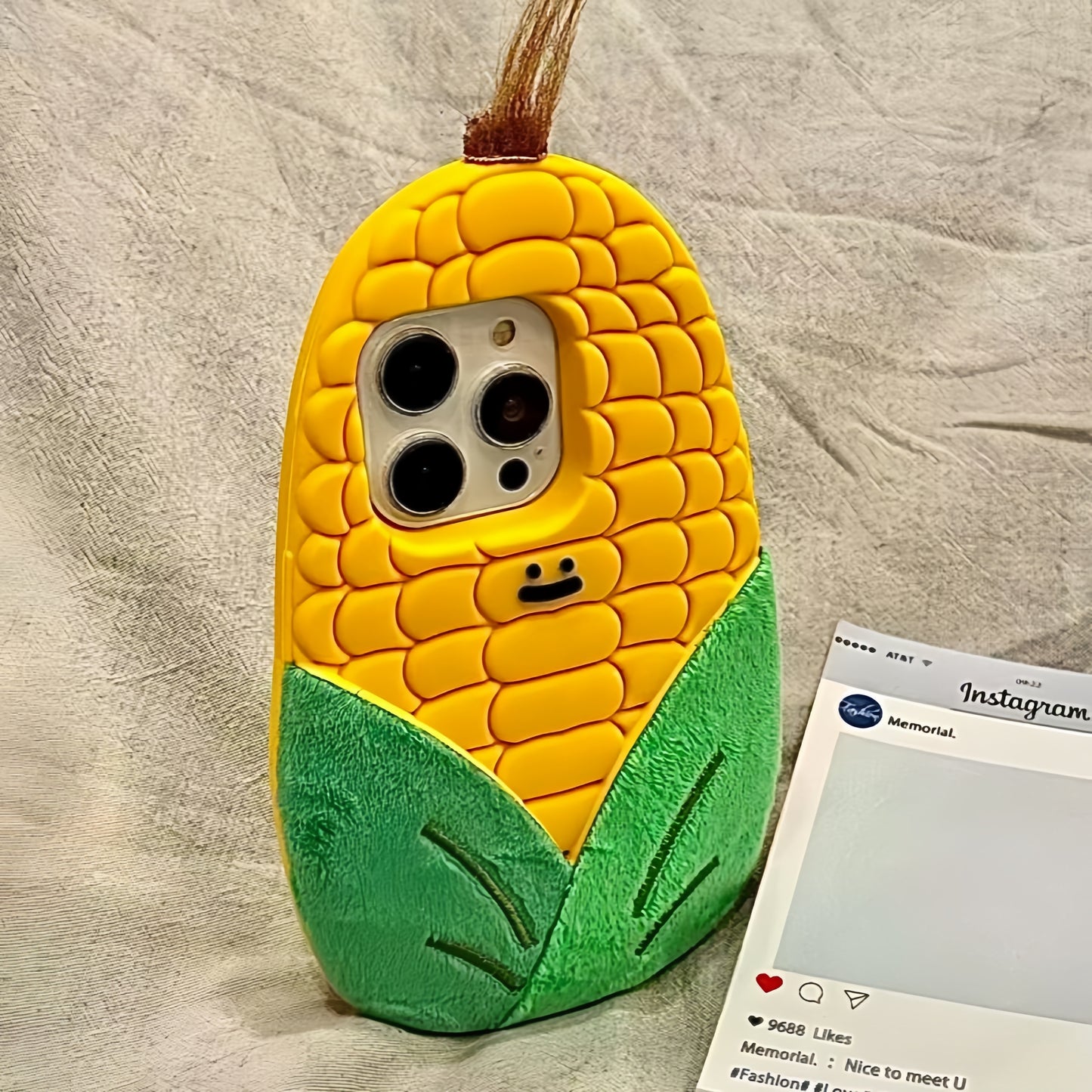 Corn Silk Silicone Phone Case