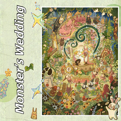 Dreamcore Collection 3D Sticker | 2 Cute Miniature Scenes