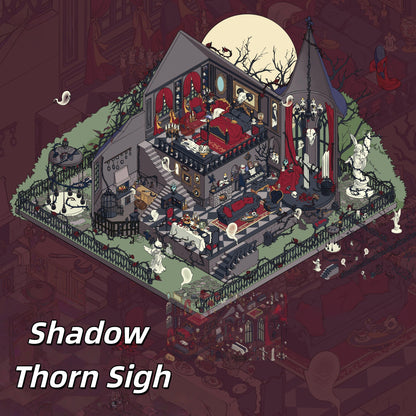 Star and Thorn 3D Sticker | 2 Cute Miniature Scenes
