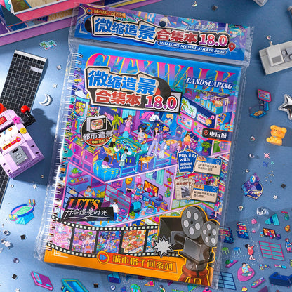 City Cubicle 3D Sticker Book