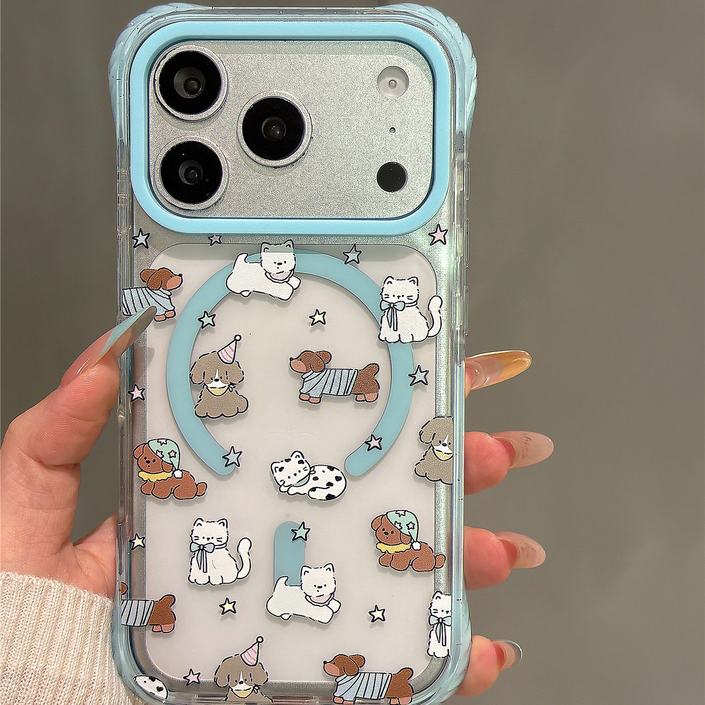 Little Animal Illustration Magnetic Acrylic Phone Case