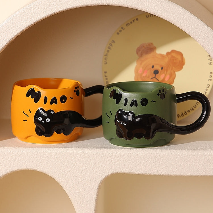 Black Kitty Ceramic Mug
