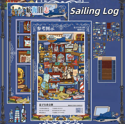 Tales of Trade 3D Sticker | 4 Cute Miniature Scenes