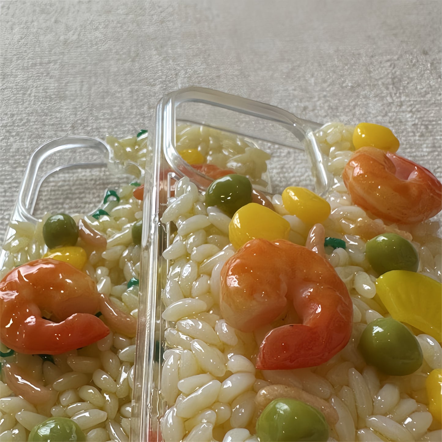 Shrimp Fried Rice Silicone Phone Case