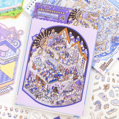 Zoo Class 3D Sticker Book