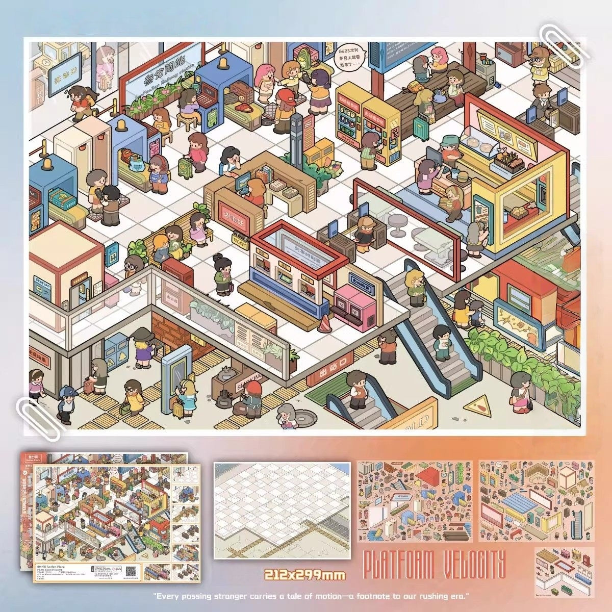 Slice of Life 3D Sticker | 2 Cute Miniature Scenes