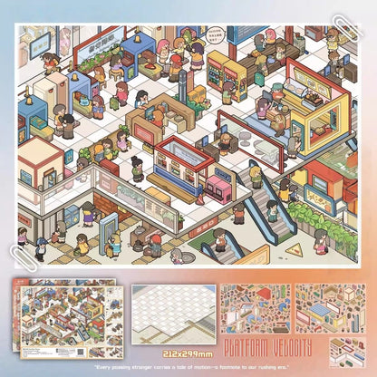 Slice of Life 3D Sticker | 2 Cute Miniature Scenes
