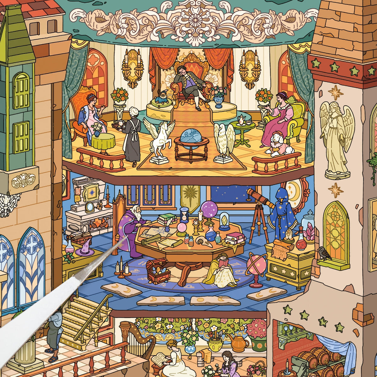 Windsor Castle Invitation 3D Sticker