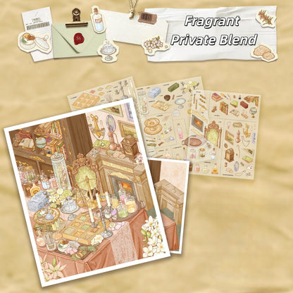 Girls‘ Day 3D Sticker | 4 Cute Miniature Scenes