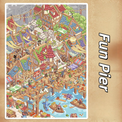 Cozy Corners 3D Sticker | 2 Cute Miniature Scenes