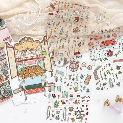 Lost and Found 3D Sticker | 2 Cute Miniature Scenes