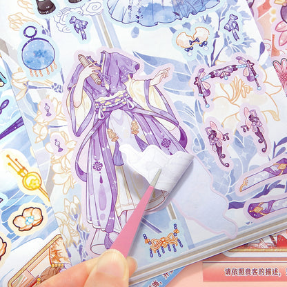 Time Travel Dress Up 3D Sticker Book