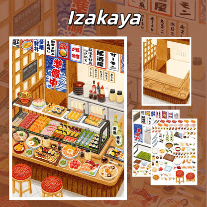 Taste the World 3D Sticker | 4 Cute Miniature Scenes