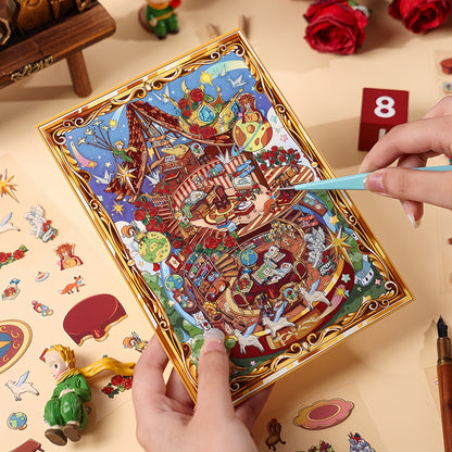 Framed Fairy Tales 3D Sticker | 4 Cute Miniature Scenes