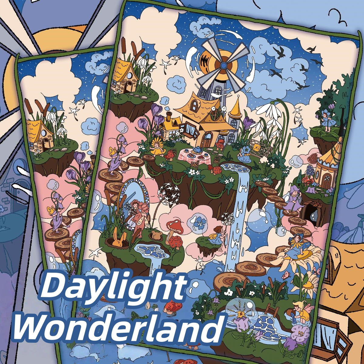 Dreamscape Chronicles 3D Sticker | 5 Cute Miniature Scenes