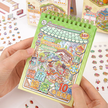 Ancient Chinese Pavillion 3D Sticker Book
