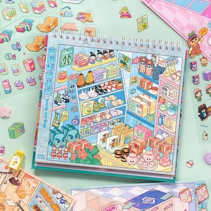 Shelf Display 3D Sticker Book
