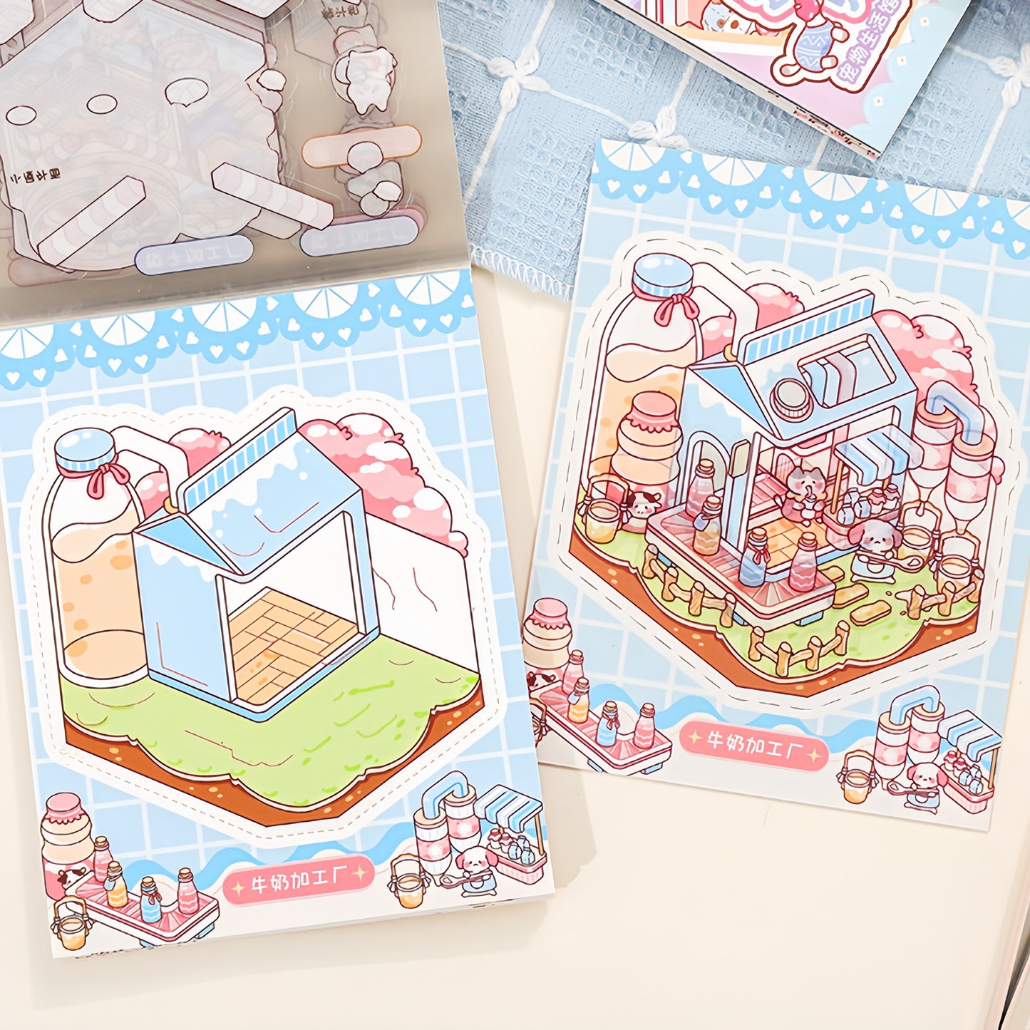 Meow's Daily Life 3D Sticker Book