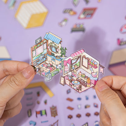 Simulation Management 3D Sticker Material Book