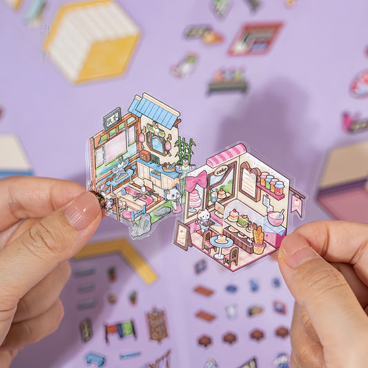 Simulation Management 3D Sticker Material Book