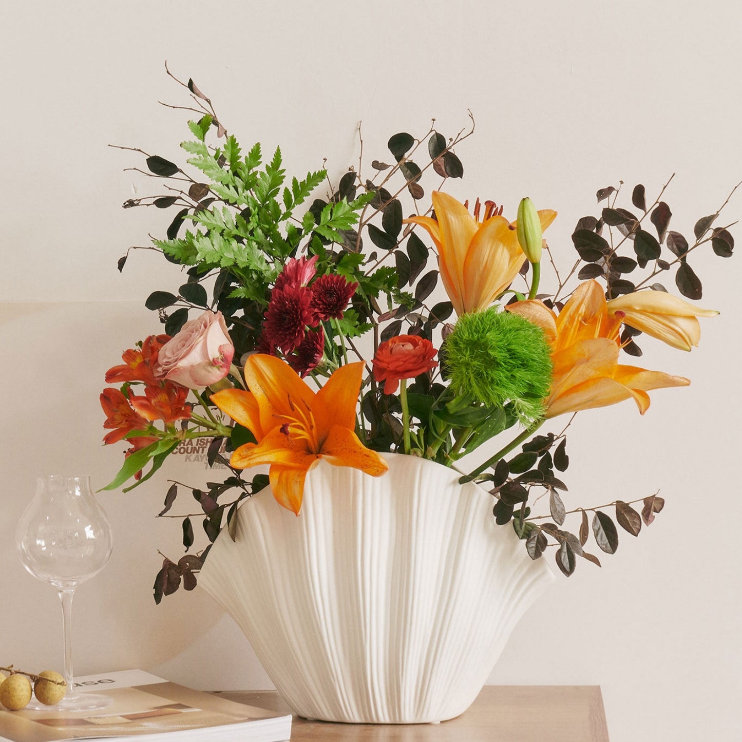Shell Ceramic Vase