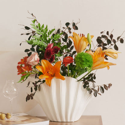 Shell Ceramic Vase