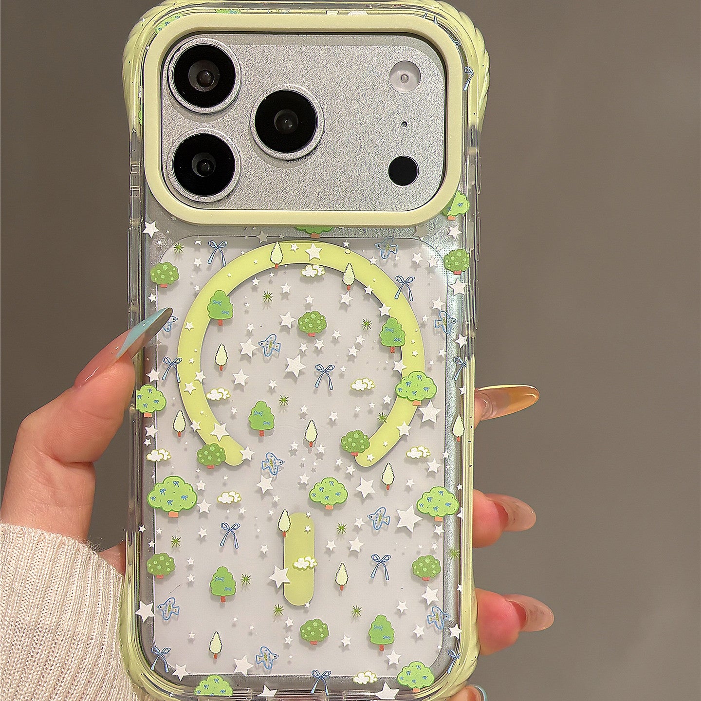 Tree Illustration Acrylic Phone Case