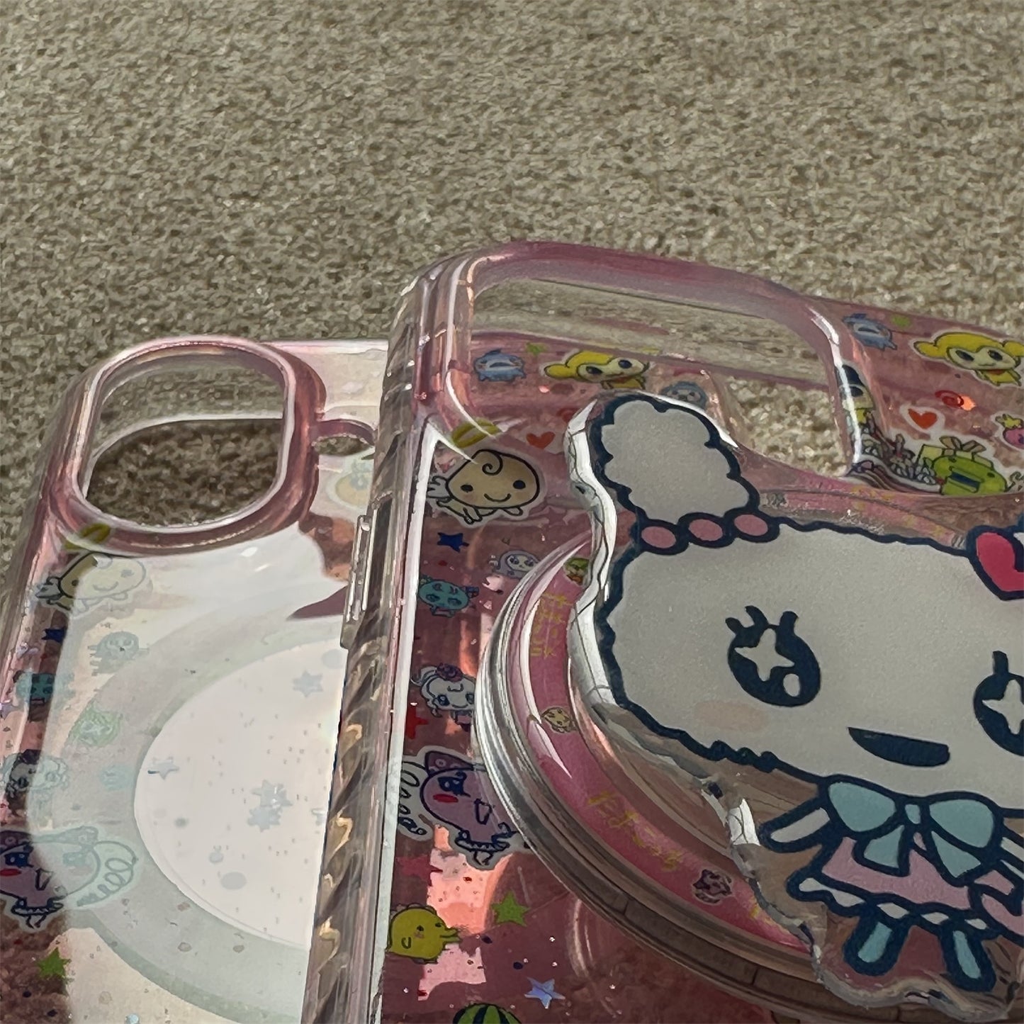 Tamagotchi Memetchi Magnetic Stand Acrylic Phone Case