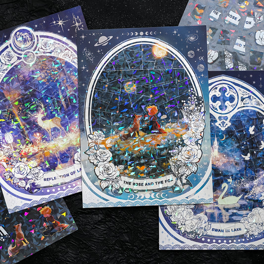 Void Dream Memories 3D Sticker | 3 Cute Miniature Scenes