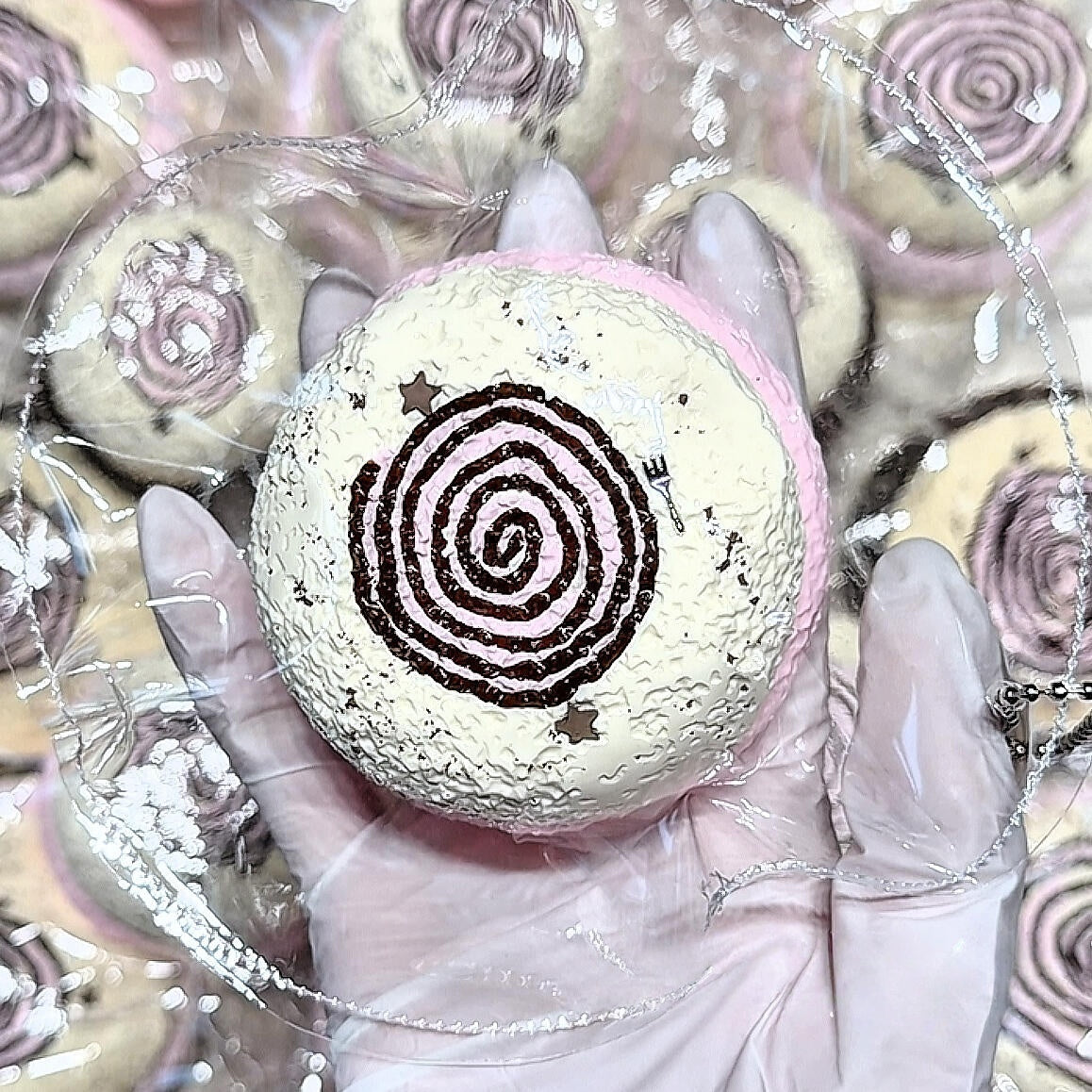 Spiral Roll Toast Squishy