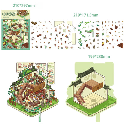 Woodland Haven 3D Sticker