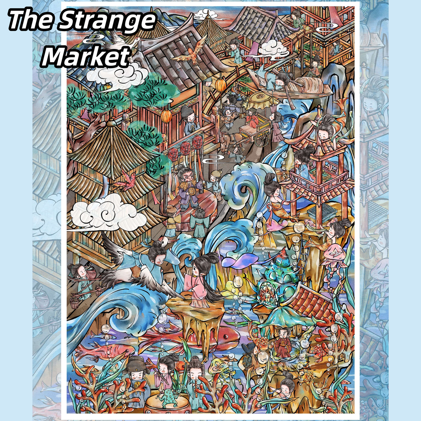 Strange Tales 3D Sticker | 4 Cute Miniature Scenes