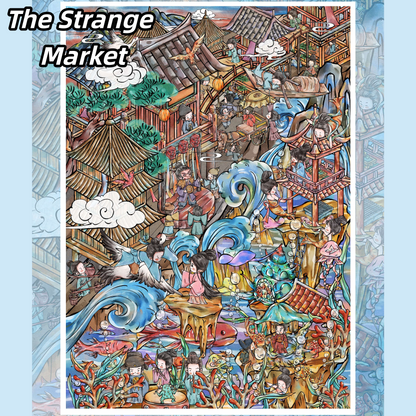 Strange Tales 3D Sticker | 4 Cute Miniature Scenes