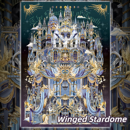 Starfall Sanctuary 3D Sticker | 2 Cute Miniature Scenes