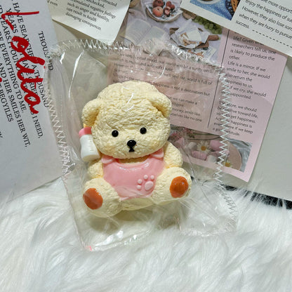 Pink Sitting Lina Bear Squishy