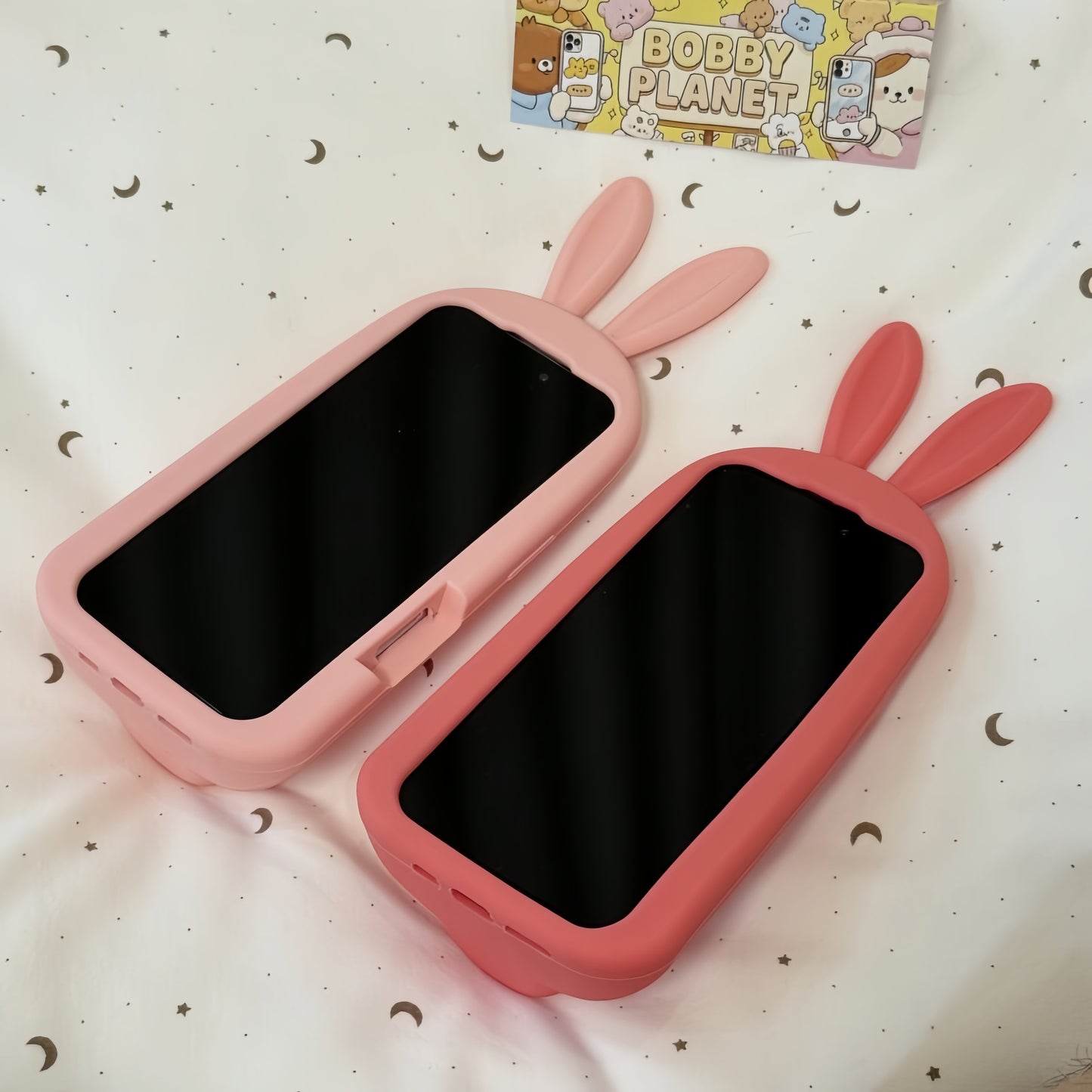 Big Rabbit Standing Silicone Phone Case