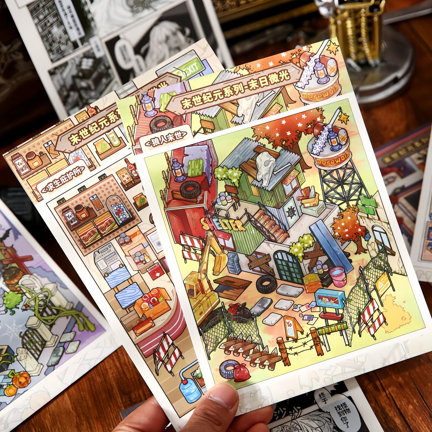 End Times Era 3D Sticker Book