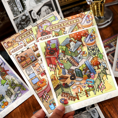 End Times Era 3D Sticker Book