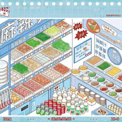 Shelf Display 3D Sticker Book