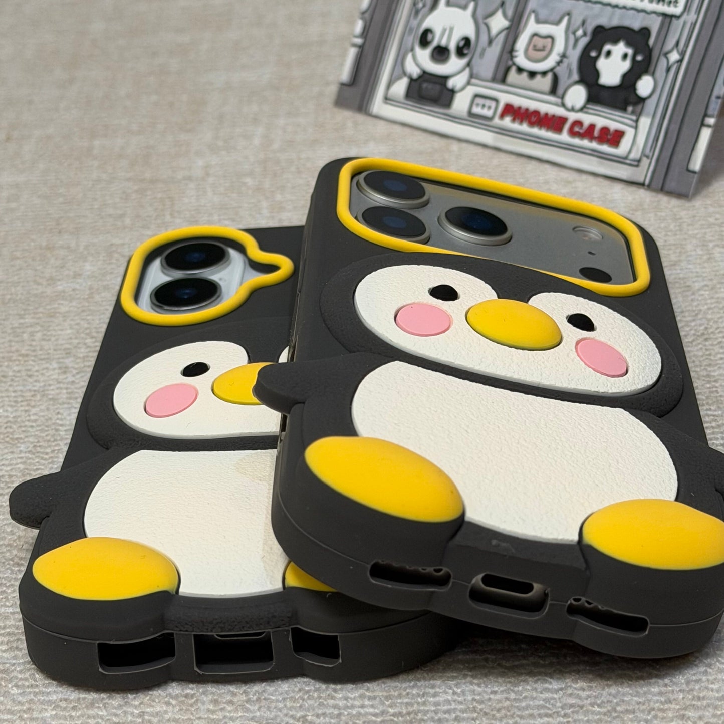 Little Penguin Silicone Phone Case